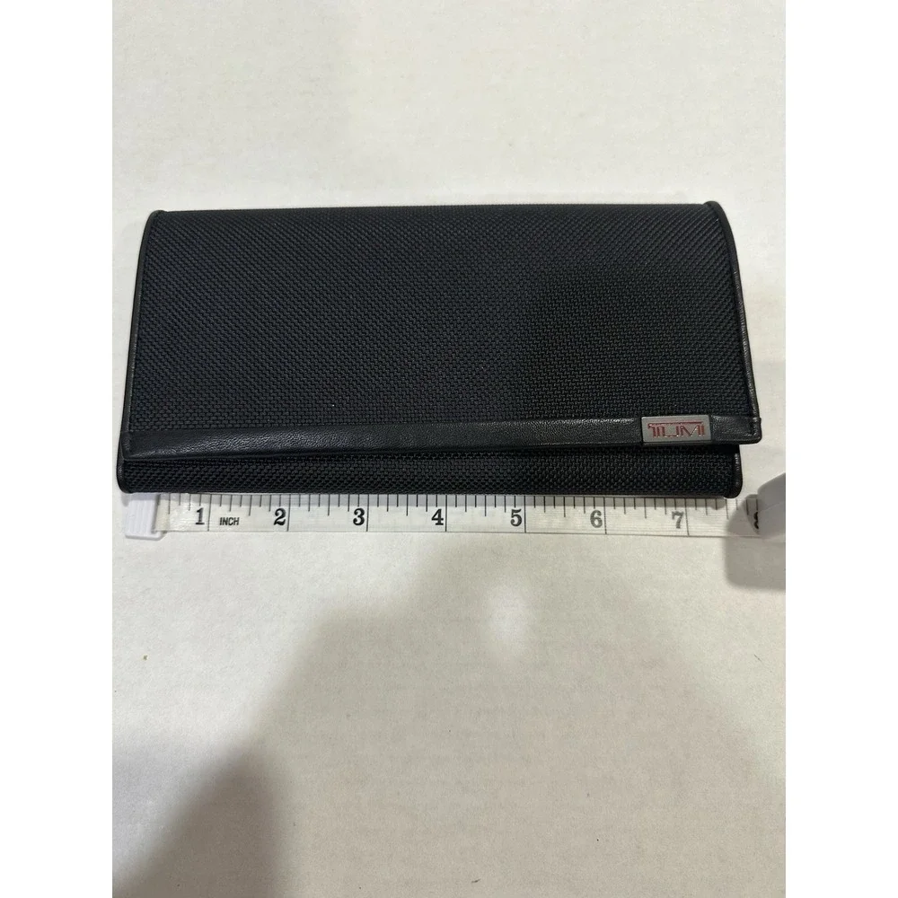 TUMI Alpha SLG Breast Pocket Wallet Black New With Tags